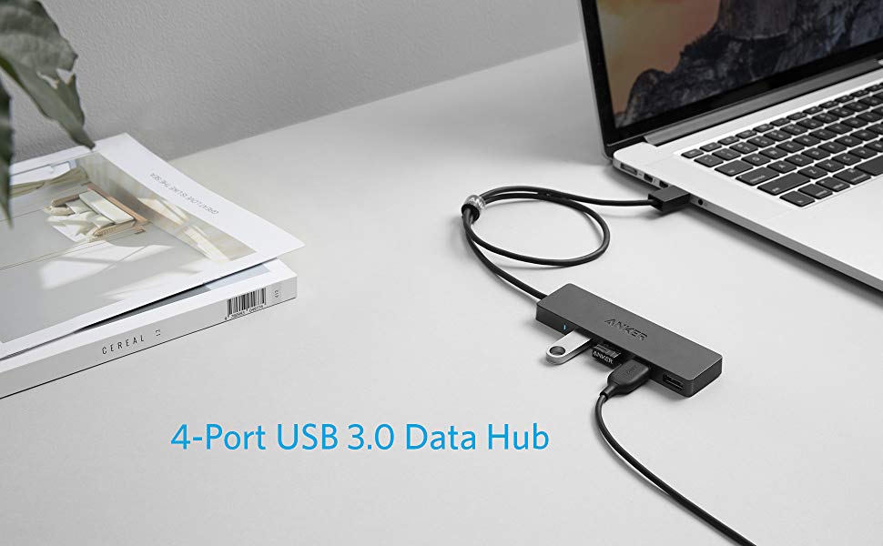 usb 2.0 4 port external hub adapter for pc mac desktop laptop notebook pc