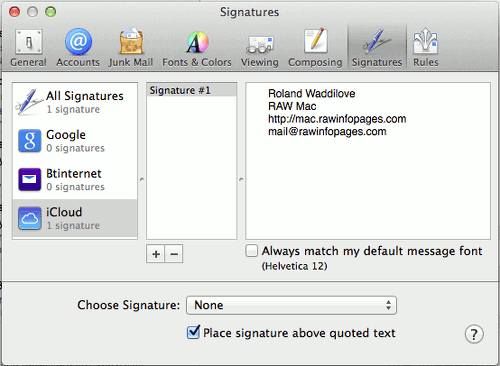 help me create a signature for mac mail